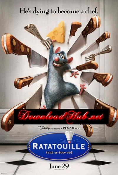 Ratatouille (2007) Dual Audio BRRip 720P | Downloadhub Poster Of Ratatouille (2007) Full Movie Hindi Dubbed Free Download Watch Online At downloadhub.in