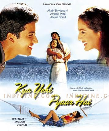Kya Yehi Pyaar Hai (2002) Hindi Movie 350MB DVDRip | Downloadhub Poster Of Bollywood Movie Kya Yehi Pyaar Hai (2002) 300MB Compressed Small Size Pc Movie Free Download downloadhub.in